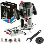 GRAPHITE FREZARKA GÓRNOWRZECIONOWA 1300W uchwyt 6-8-12mm 59G717