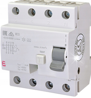 ETI WYŁĄCZNIK RÓŻNICOWOPRĄDOWY 4P 40A typ A 10kA 100mA 3P+N 415V 002061522