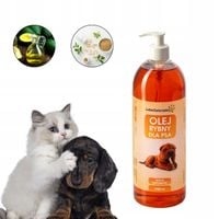 Olej rybny dla psa kota witaminy tłuszcze suplementy omega 3 1L BARF