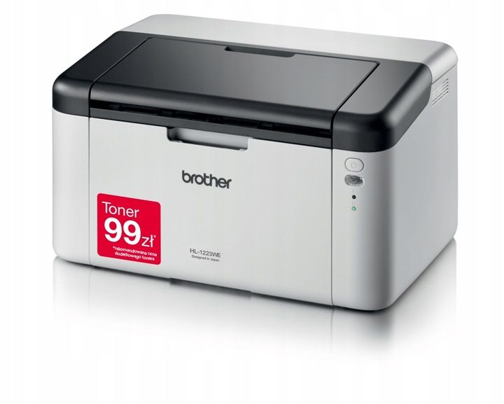 Drukarka jednofunkcyjna Brother HL-1223WE WiFi GW3L+ TONER+BĘBEN+KABEL USB zdjęcie 2