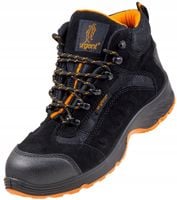 LEKKIE Trzewiki ROBOCZE buty męskie OCHRONNE z NOSKIEM SB NUBUKOWA