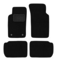 Dywaniki welurowe LUX Ford Sierra 1982-1993 czarne z mocowaniami