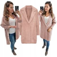 DUŻY ROZMIAR 44-54 Płaszcz ALPAKI kurtka oversize