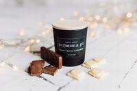 ŚWIECA SOJOWA AROMMA CZARNA I BIAŁA CZEKOLADA 180 ML - 37H PALENIA