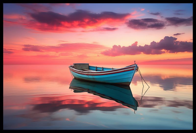 Plakat 60x40cm Spokój przed Połowem zdjęcie 2