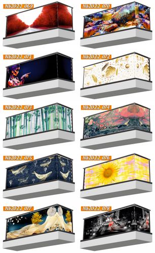 Osłona na balkon LAS WE MGLE brzozy NATURA TANIO na Arena.pl