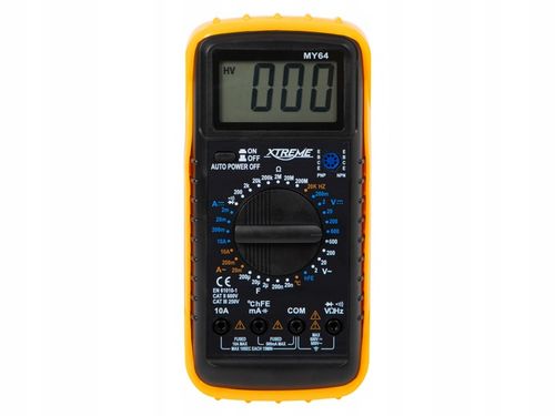 PROFESJONALNY MULTIMETR MIERNIK CYFROWY PRĄDU TEMPERATURY BATERIA SONDA LCD na Arena.pl