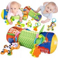 WAŁEK PODUSZKA sensoryczna dla niemowląt Do raczkowania zabawy na brzuszku