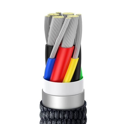kabel usb-c do usb-c baseus crystal shine, 100w, 2m (czarny) na Arena.pl