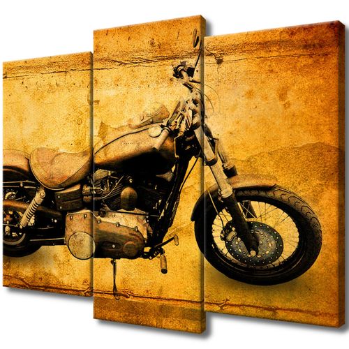Obraz Tryptyk 90X70 Harley Harley na Arena.pl