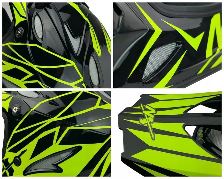 ZESTAW NX KASK + GOGLE DOWNHILL NX EXTREME r.XS |KASK ROWEROWY |900g LEKKI zdjęcie 6