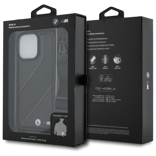 Etui BMW do iPhone 16 Pro Max 6.9"", Czarny na Arena.pl