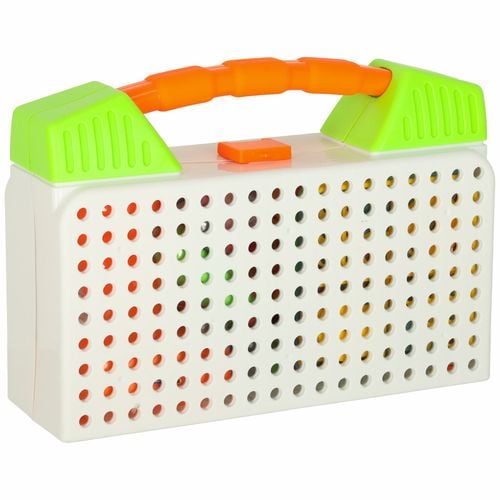 Klocki Konstrukcyjne Wkrętarka dla Dzieci Wiertarka Śrubki Zestaw XXL 181el na Arena.pl