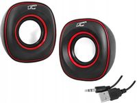 GŁOŚNIKI KOMPUTEROWE LTC RMS 2X2.5W CZARNE USB