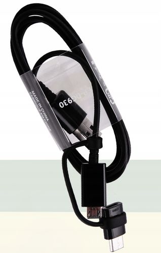 ORYGINALNY KABEL 2W1 SAMSUNG MICRO USB TYP C 1.5M na Arena.pl
