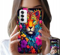 ETUI DO OPPO RENO12 5G - KWIECISTE WZORY TYGRYS TYGRYSEK + FOLIA