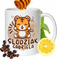 Kubek Dla Gabrieli Koleżanki Przyjaciółki Prezent Z Nadrukiem Biały 330Ml