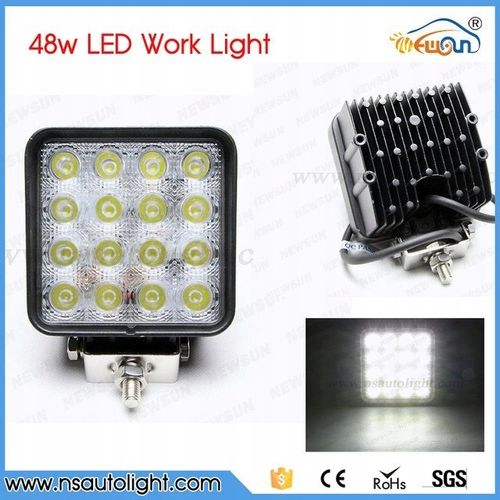 Halogen samochodowy led, roboczy doświetlacz 48w 4800lm na Arena.pl