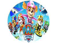 Opłatek na tort Psi Patrol