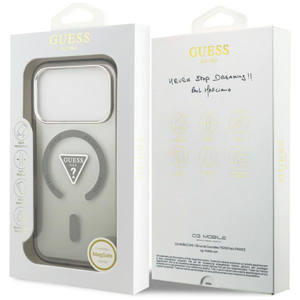 etui guess iml gradient triangle logo    magsafe do iphone 17 pro zdjęcie 8