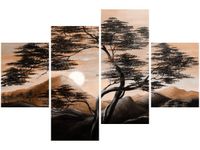 140CM 70 OBRAZ SPOKOJNA NOC ŚCIENNY