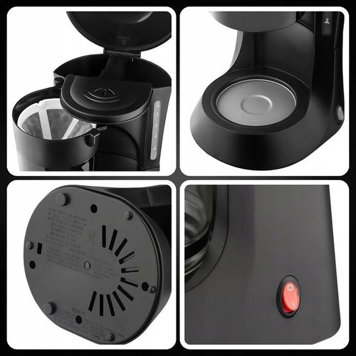 EKSPRES DO KAWY HERBATY KUCHENNY PRZELEWOWY 600ML BLOKADA KAPANIA 600W na Arena.pl