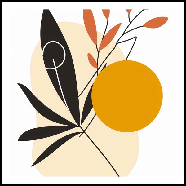 Plakat 70x70cm Jesienne Gracje zdjęcie 3