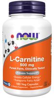 NOW FOODS L-Carnitine 500 mg (180 kaps.)