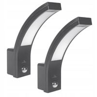 2x lampa LED z czujnikiem ruchu zmierzchu ogrodowa zewnętrzna 10W IP54