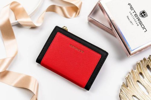 Portfel damski eko PTN 003-SAF Czarny+Red na Arena.pl