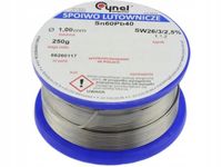 Cyna z kalafonią polska Cynel 250g 1mm