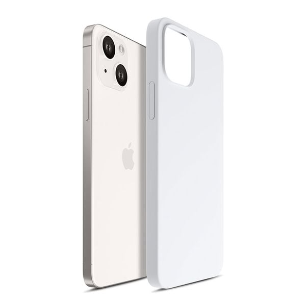 apple iphone 14 plus - 3mk hardy silicone magcase white zdjęcie 8