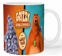 Kubek ceramiczny Grizzy i Lemingi