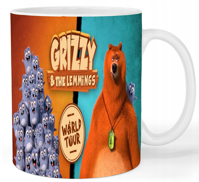 Kubek ceramiczny Grizzy i Lemingi zdjęcie 1
