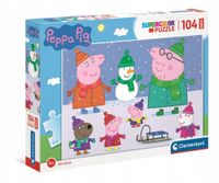 CLE puzzle 104 maxi SuperKolor Peppa Pig 23752