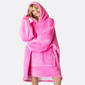 Ciepły koc TV Bluza z rękawami Narzuta Szlafrok 160x85