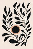 Plakat 61x91,5cm Kwietnik 2 Minimalistyczny , Wnętrza Styl Skandynawski, Bo