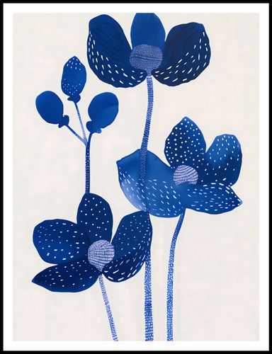 Plakat 75x100cm Nocne Kwiaty na Arena.pl