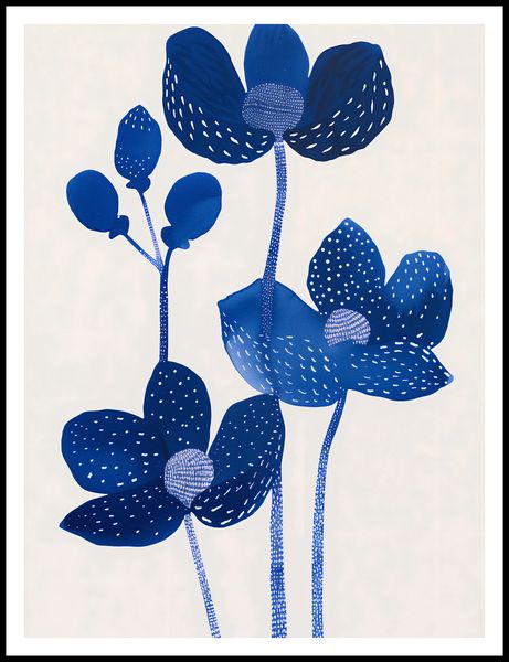Plakat 75x100cm Nocne Kwiaty zdjęcie 3