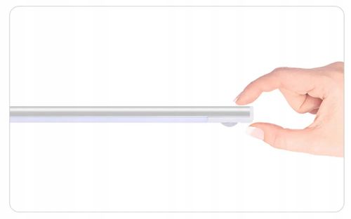 LAMPKA LED Podszafkowa z CZUJKĄ RUCHU Ładowana USB 6500K 6W 40cm na Arena.pl