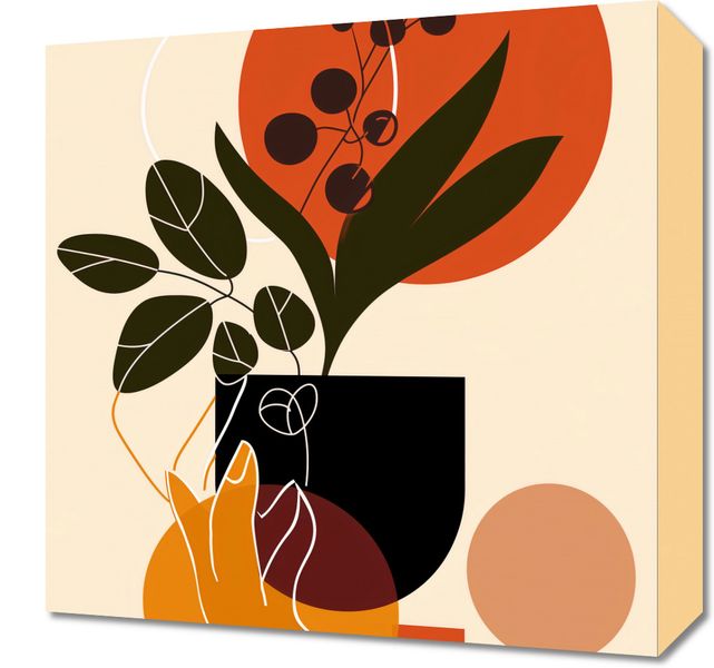 Obraz 40x40cm Dotyk Naturalności zdjęcie 1