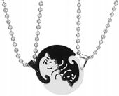 Naszyjnik kot koty best friends Komplet Przyjaźni  X33_A