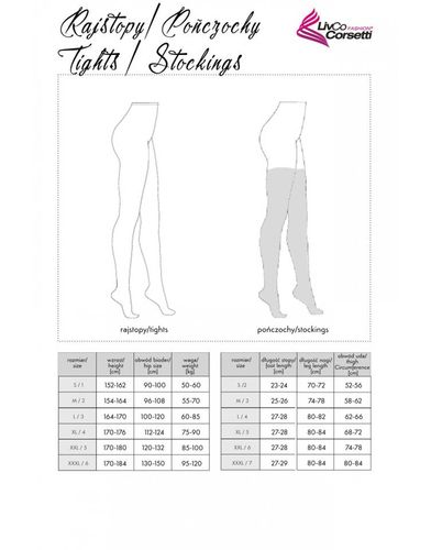 Wyjątkowe Rajstopy Z Dziurką - Napama LivCo Corsetti L na Arena.pl