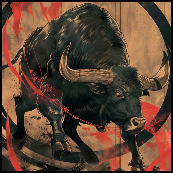 Plakat 80x80cm Bycza Niezłomność zdjęcie 2