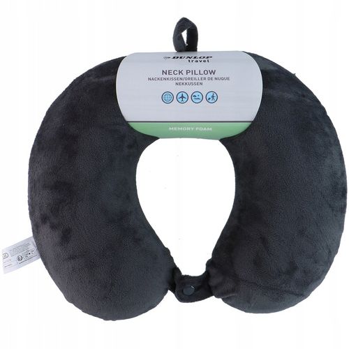 Rogal poduszka podróżna do samolotu samochodu auta z pianki MEMORY DUNLOP na Arena.pl