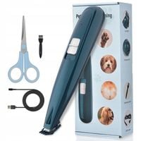 MASZYNKA DO STRZYŻENIA ŁAP PSÓW ZWIERZĄT BEZPRZEWODOWA + NOŻYCZKI ZESTAW