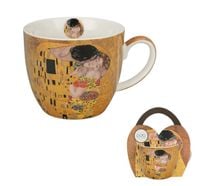 kubek 460 ml w "koszyczku" the kiss classic inspired by g. klimt
