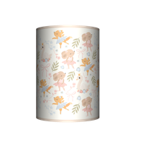 Abażur Tuba - Mouse & Swan (beżowa)