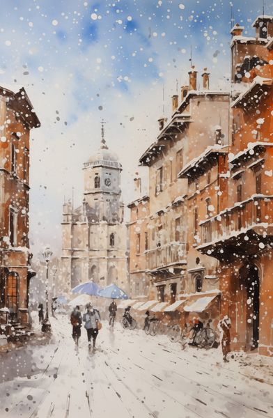 Plakat 53x81cm Urok Starych Miast zdjęcie 1