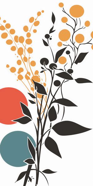 Plakat 50x100cm Rozkwitające Życie zdjęcie 1
